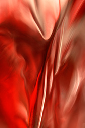 Colored water reflected in mylar