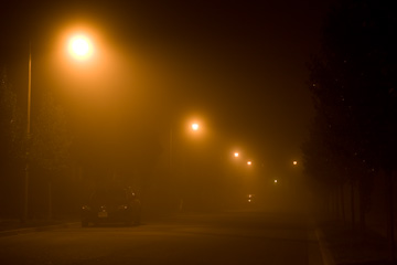 night street lights