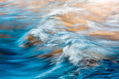 Photo of water illustrating creative use of shutter speeds