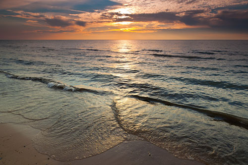 wide angle sunset photography